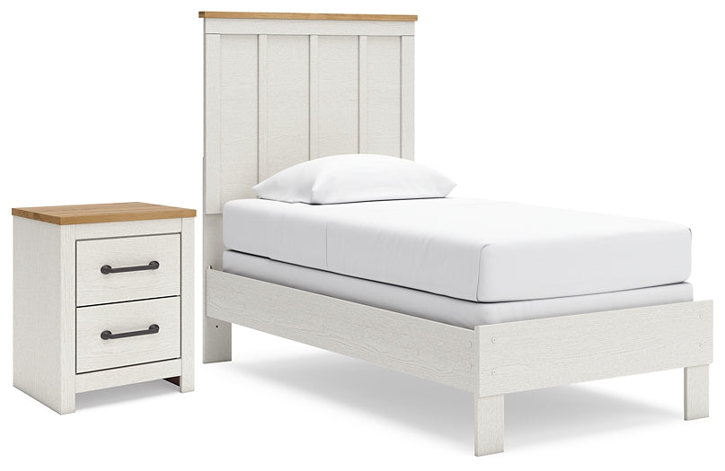 Linnocreek Panel Bed With Nightstand