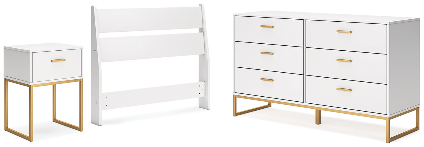 Socalle Panel Headboard With Dresser And Nightstand