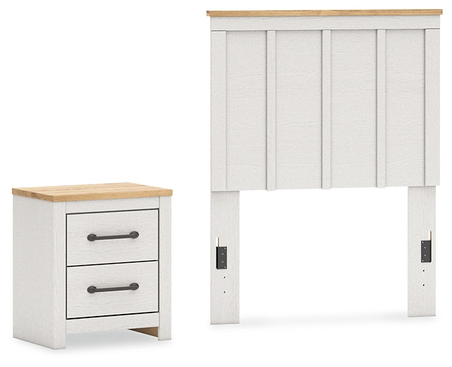Linnocreek Panel Headboard With Nightstand