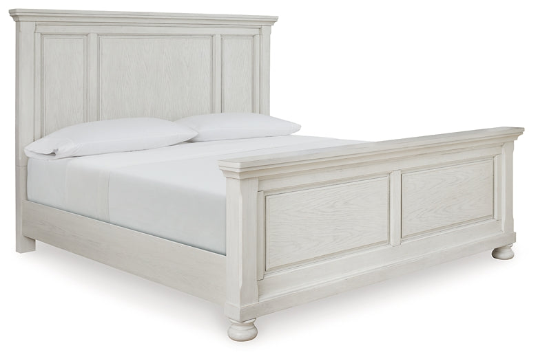 Robbinsdale Panel Bed With Mirrored Dresser, Chest And Nightstand
