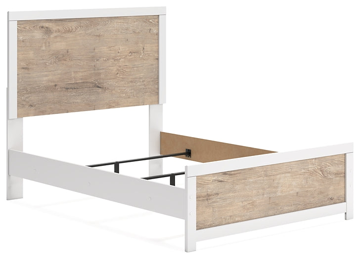 Charbitt Panel Bed With Mirrored Dresser And Chest