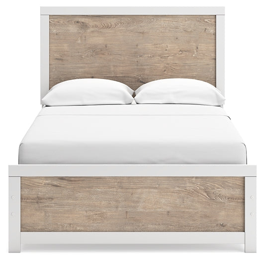 Charbitt Panel Bed With Mirrored Dresser And Chest
