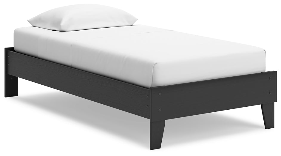 Socalle Platform Bed With Dresser And Nightstand