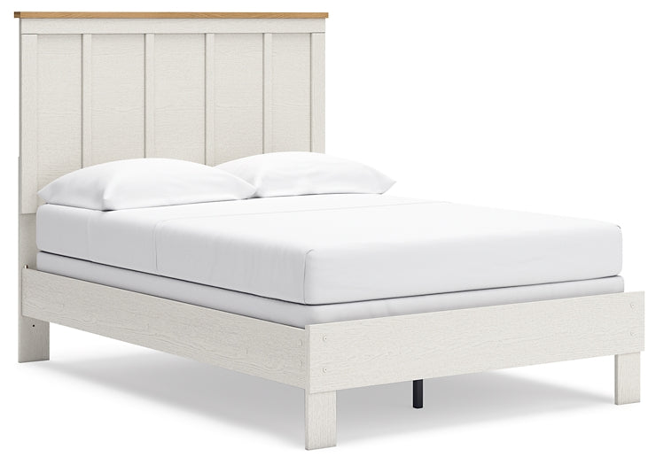 Linnocreek Panel Bed With Mirrored Dresser, Chest And Nightstand