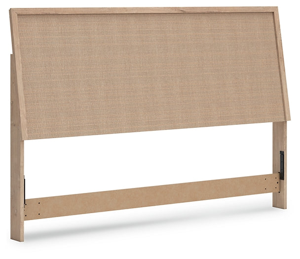 Cielden Panel Headboard With Mirrored Dresser And 2 Nightstands