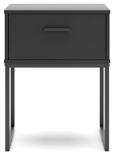 Socalle Panel Platform Bed With Nightstand