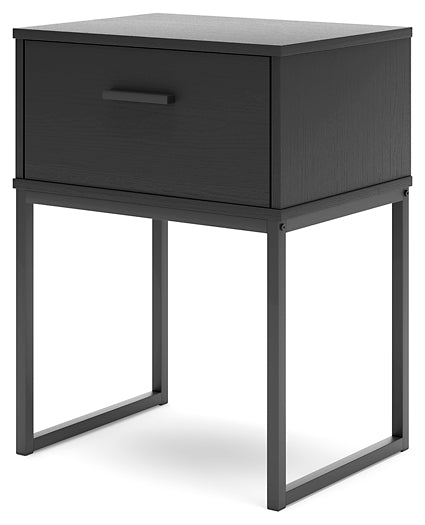 Socalle Panel Platform Bed With Nightstand
