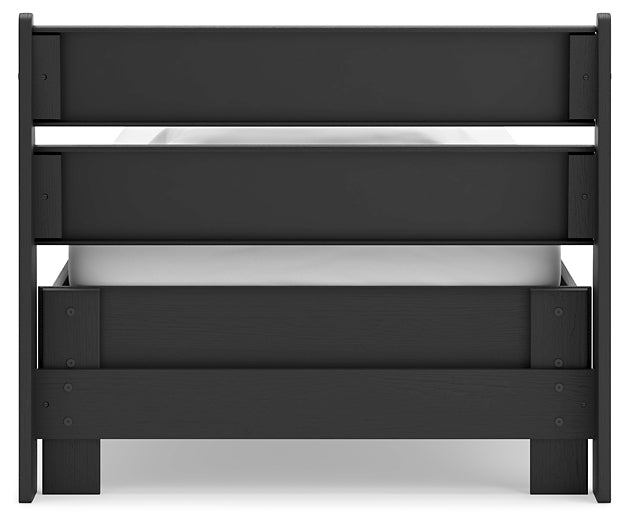Socalle Panel Platform Bed With Nightstand
