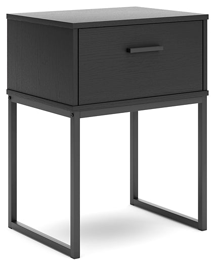 Socalle Panel Platform Bed With Nightstand