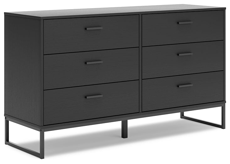 Socalle Panel Platform Bed With Dresser And Nightstand