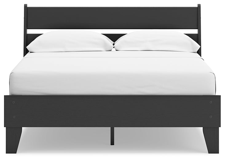 Socalle Panel Platform Bed With Dresser And Nightstand