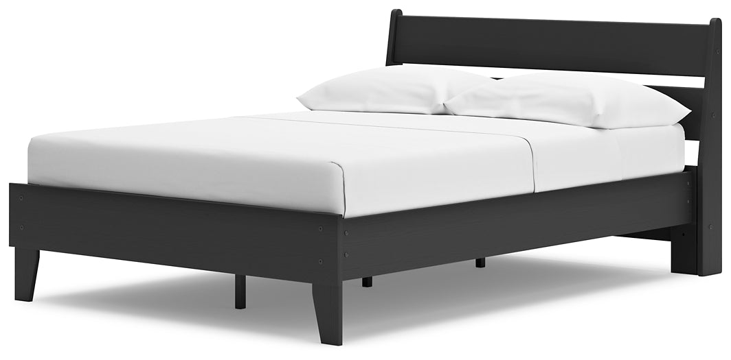 Socalle Panel Platform Bed With Dresser And Nightstand