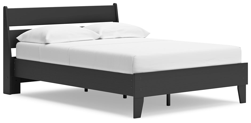 Socalle Panel Platform Bed With Dresser And Nightstand