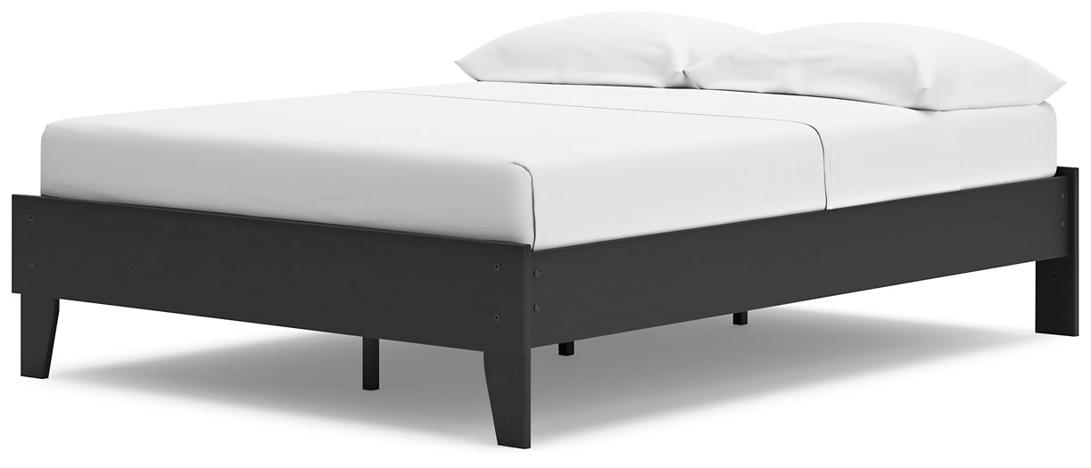 Socalle Platform Bed With Dresser And Nightstand