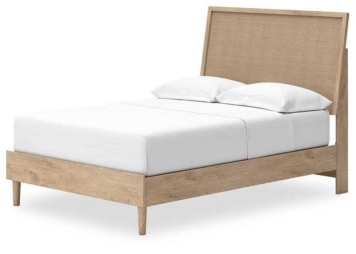 Cielden Panel Bed With Mirrored Dresser And Chest