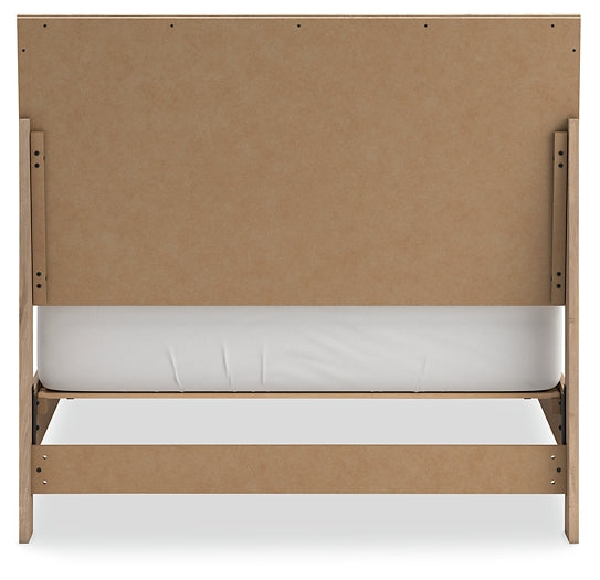 Cielden Panel Bed With Mirrored Dresser And Chest