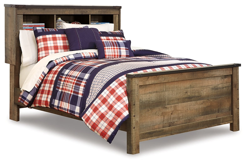 Trinell Bookcase Panel Bed
