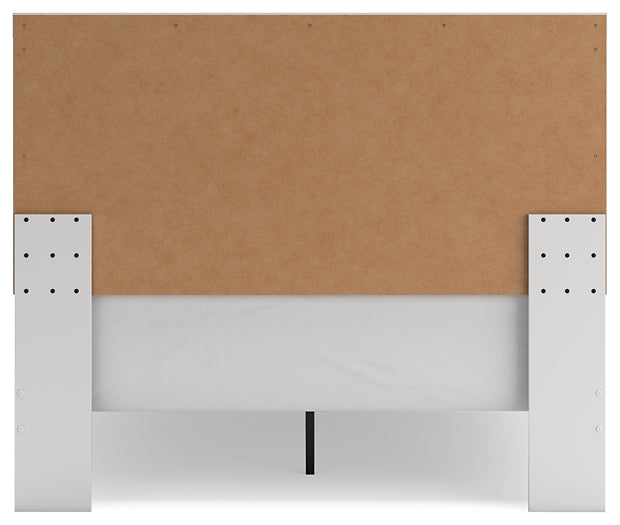 Charbitt Panel Bed With Mirrored Dresser And 2 Nightstands