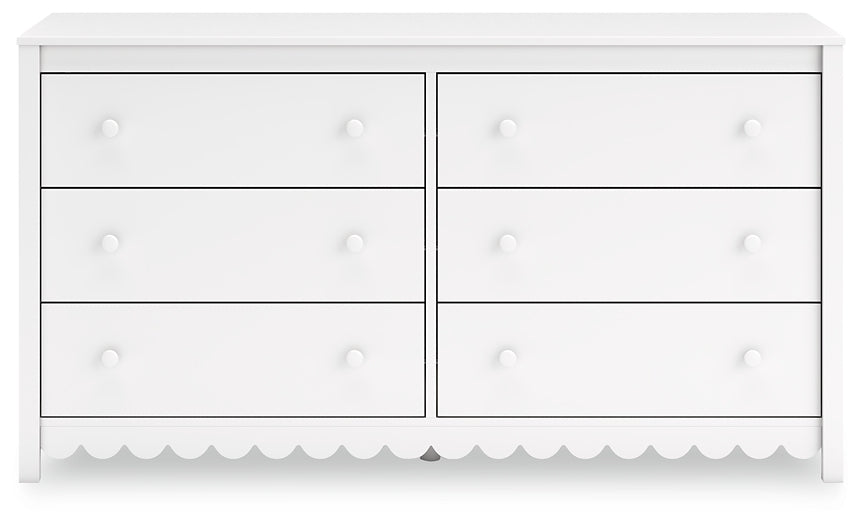 Hallityn Panel Headboard With Dresser And Nightstand