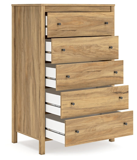 Bermacy Panel Headboard With Dresser, Chest And Nightstand