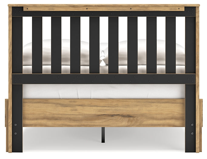 Bermacy Panel Headboard With Dresser, Chest And Nightstand