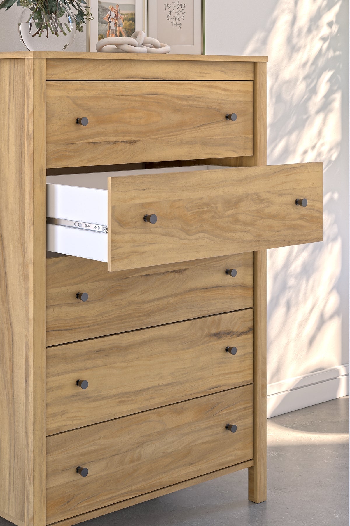 Bermacy Panel Headboard With Dresser, Chest And Nightstand