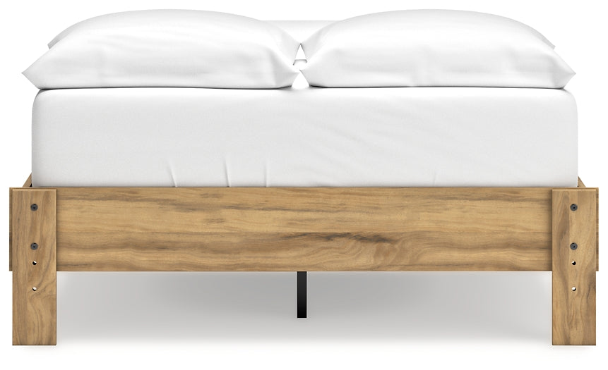 Bermacy Platform Bed With Dresser And Nightstand