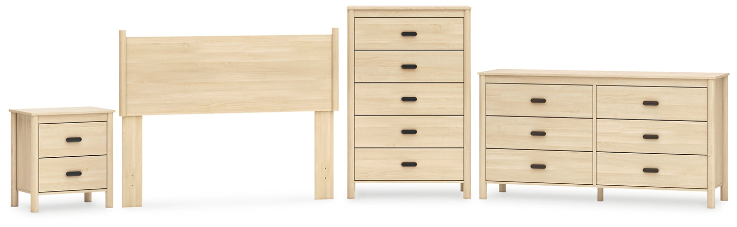 Cabinella Panel Headboard With Dresser, Chest And Nightstand