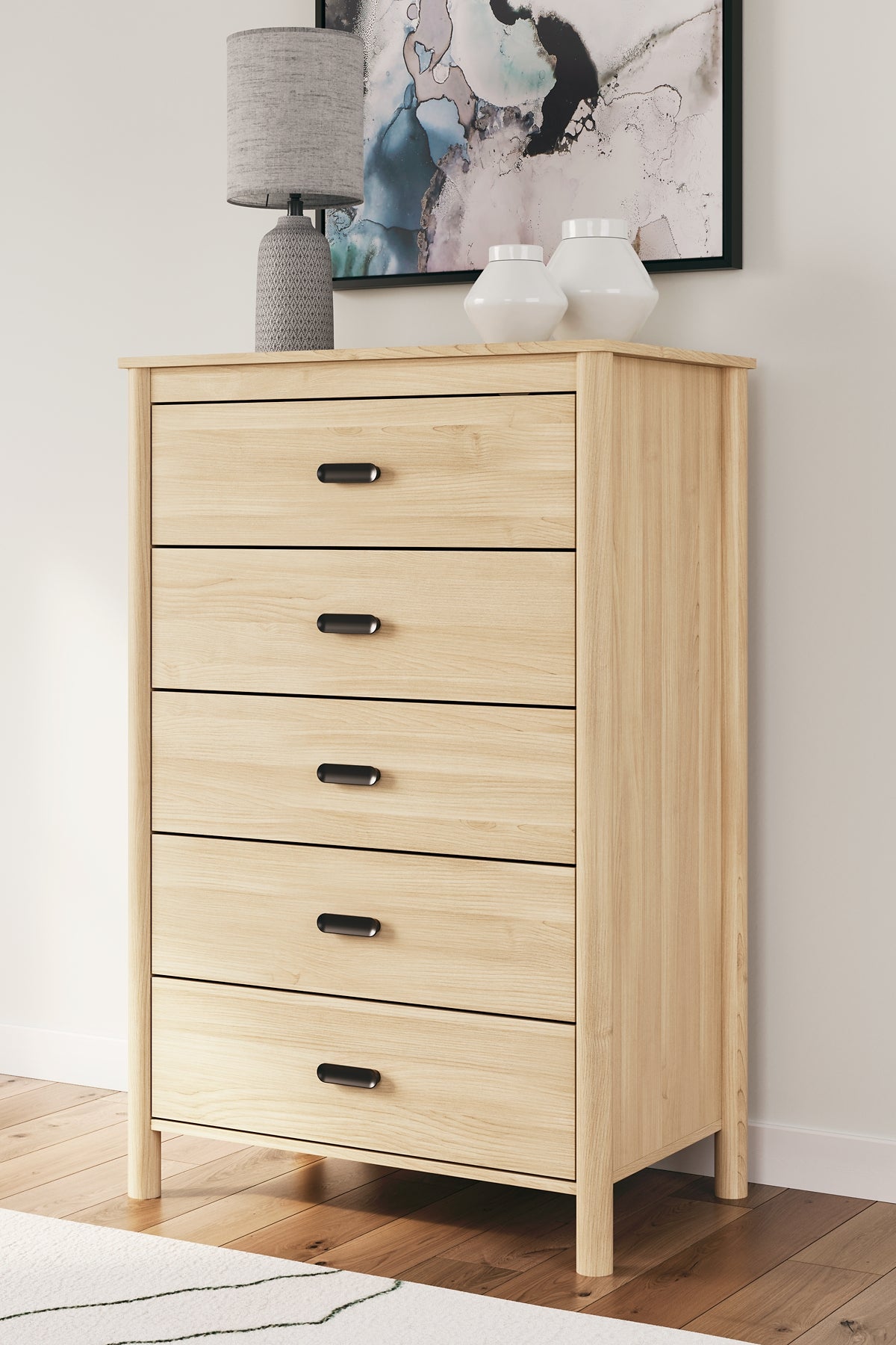 Cabinella Panel Headboard With Dresser, Chest And Nightstand