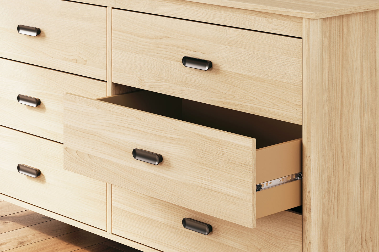 Cabinella Platform Panel Bed With Dresser And Nightstand