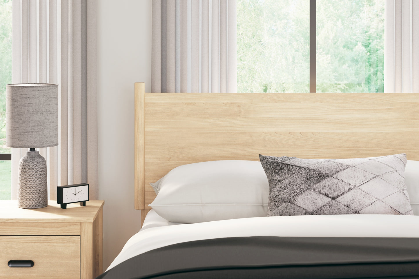 Cabinella Platform Panel Bed With Dresser And Nightstand