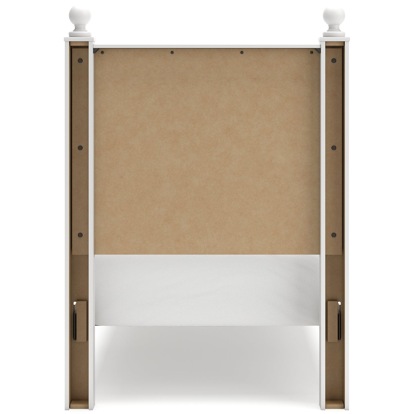 Mollviney Panel Headboard With Mirrored Dresser And Chest