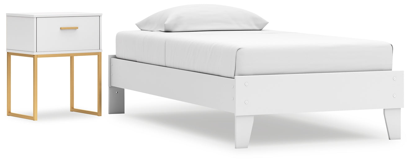Socalle Platform Bed With Nightstand