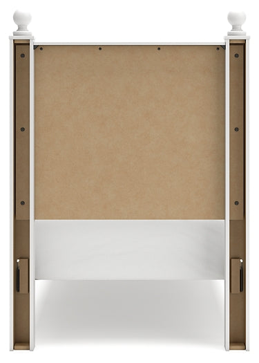 Mollviney Panel Bed With Mirrored Dresser And 2 Nightstands