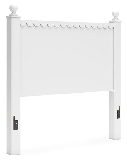 Mollviney Panel Headboard With Mirrored Dresser And 2 Nightstands