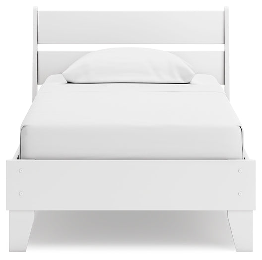 Socalle Panel Platform Bed With Nightstand