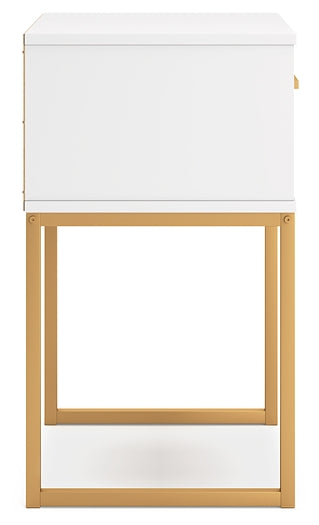 Socalle Panel Platform Bed With Nightstand