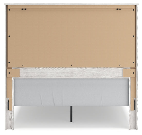 Gerridan Panel Bed With Mirrored Dresser And 2 Nightstands