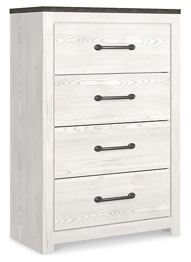 Gerridan Panel Bed With Mirrored Dresser, Chest And Nightstand