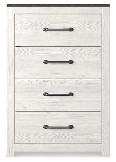 Gerridan Panel Bed With Mirrored Dresser, Chest And Nightstand