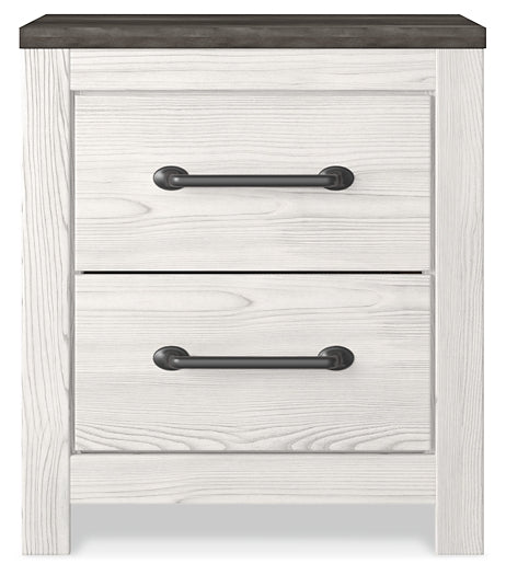Gerridan Panel Bed With Mirrored Dresser And 2 Nightstands