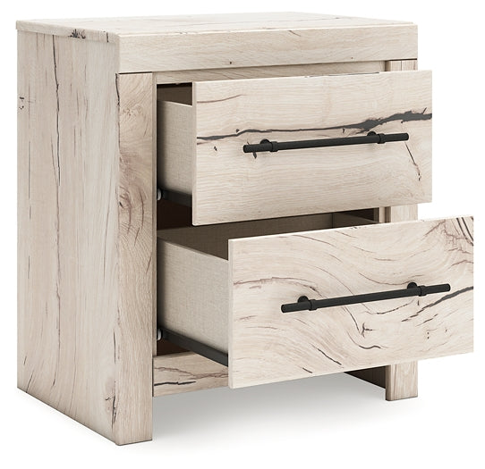 Lawroy Panel Storage Bed With Mirrored Dresser And Nightstand