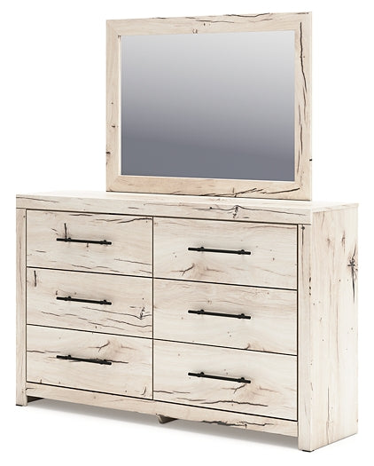 Lawroy Panel Storage Bed With Mirrored Dresser And Nightstand