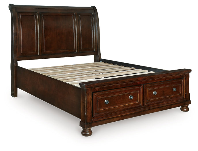 Porter Sleigh Storage Bed