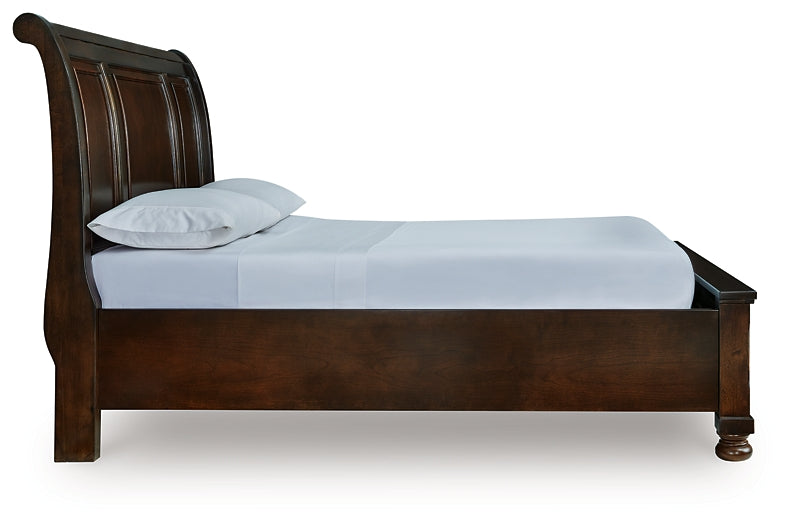 Porter Sleigh Storage Bed