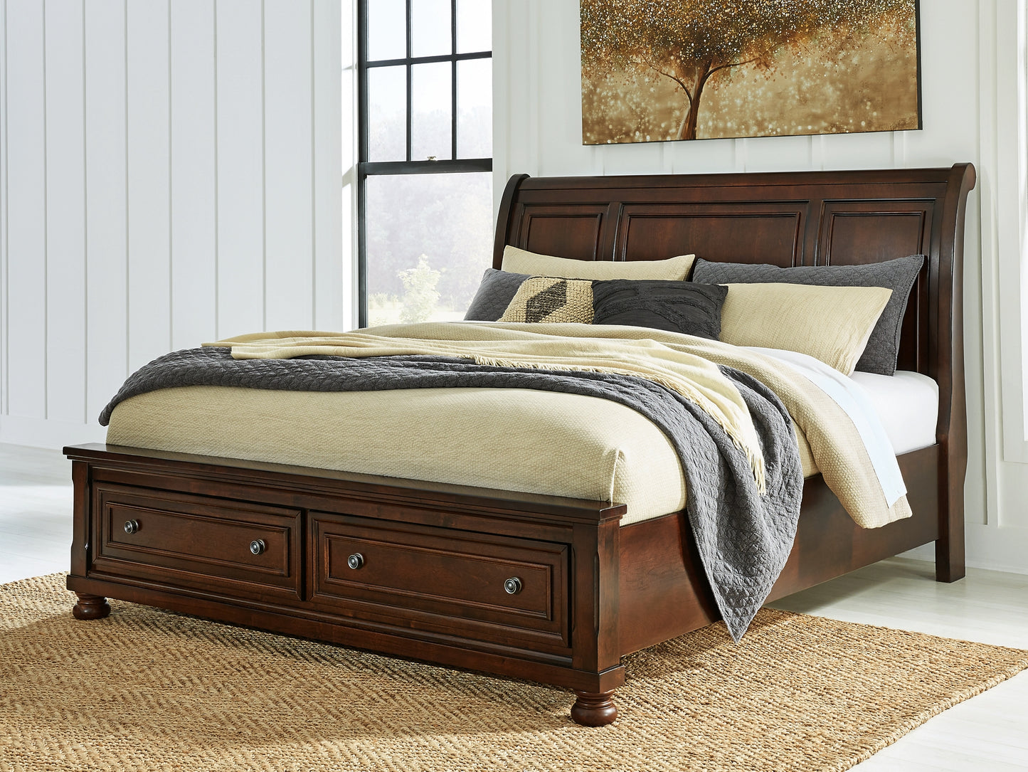 Porter California Sleigh Storage Bed
