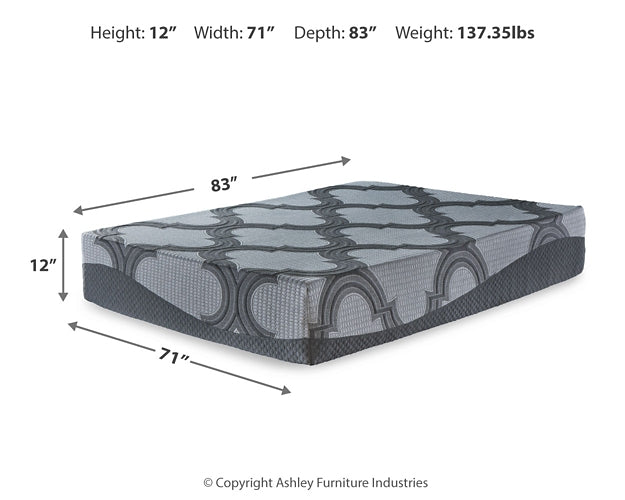 12 Inch Ashley Hybrid California Mattress