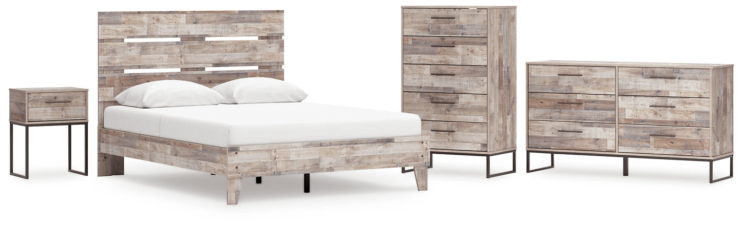 Neilsville Platform Bed With Dresser, Chest And Nightstand