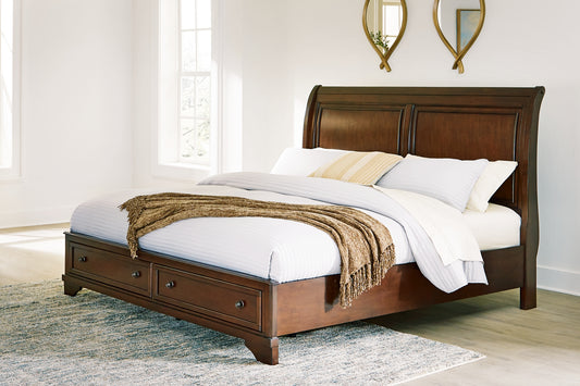 Trellington Sleigh Storage Bed
