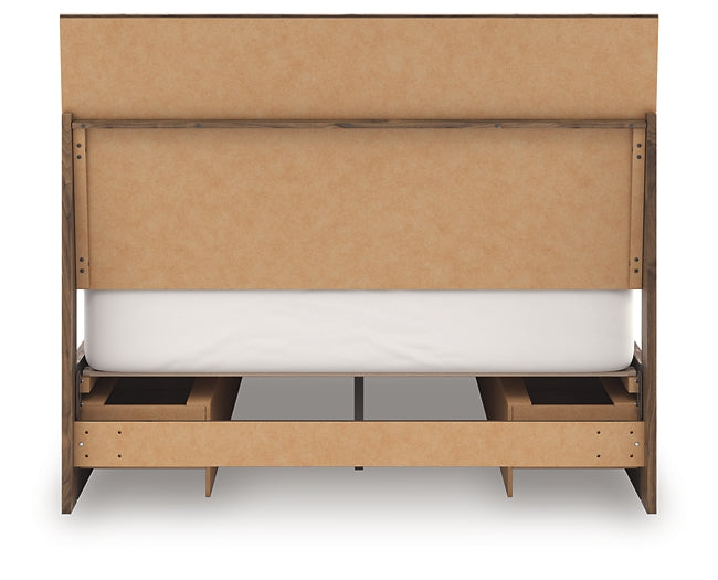 Chirason  Panel Bed With Storage